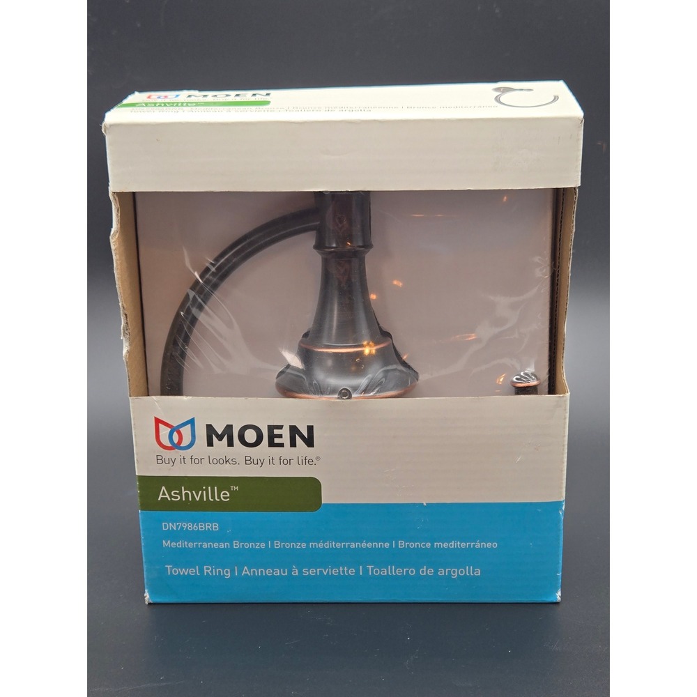 Moen Ashville Towel Ring Mediterranean Bronze DN7986BRB Bathroom Hardware 2013